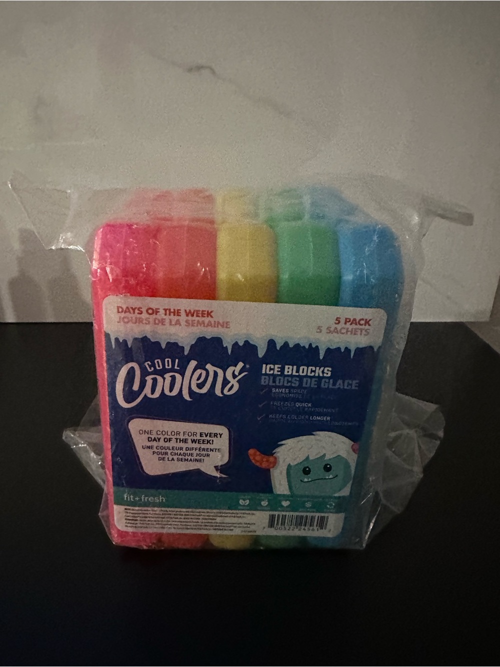 Ice Blocks 5-Pack - Multicolor (Days of the Week)